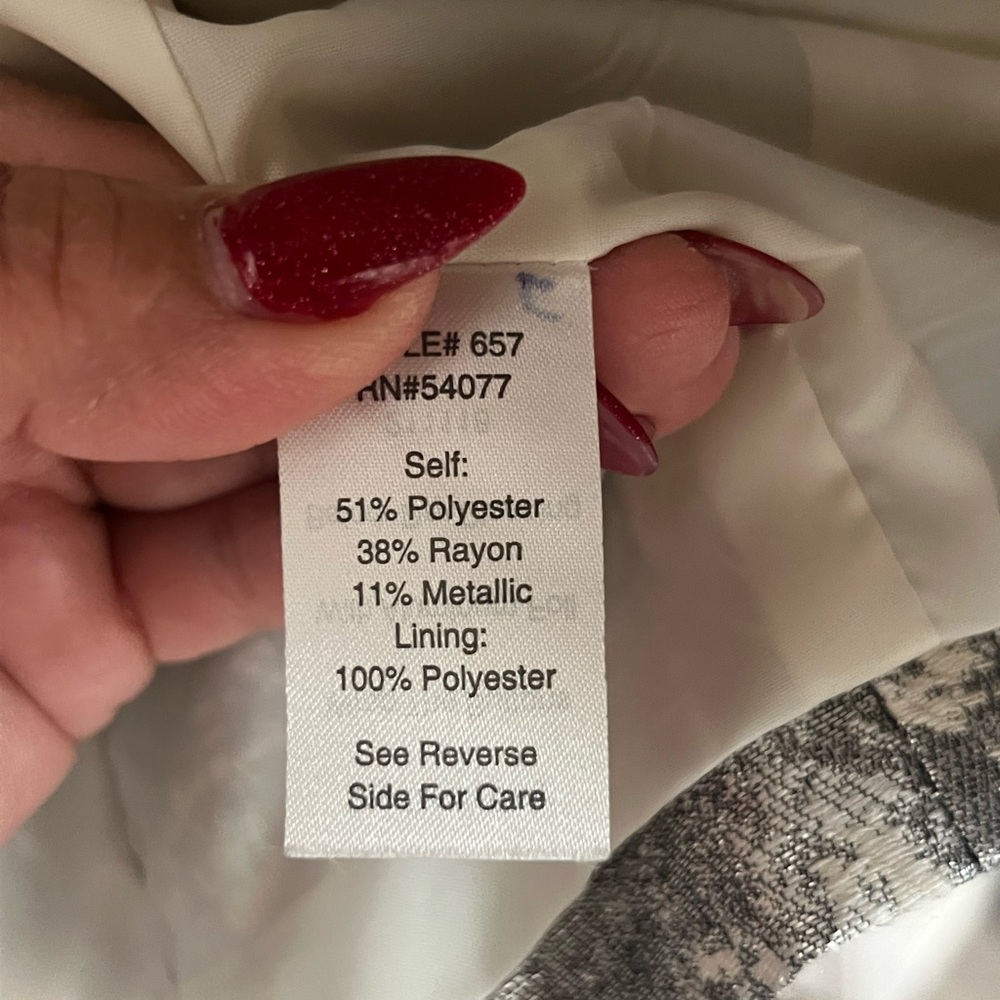 CAbi Women Cream/Silver Blazer - Picture 8 of 11